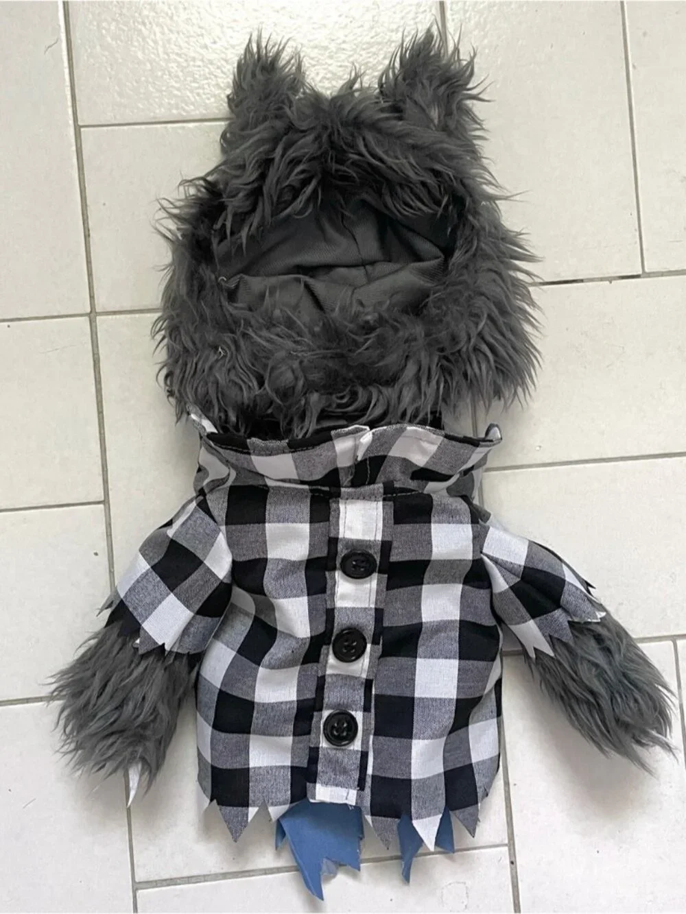 Werewolf Costume for Small Pets - 7-10lbs